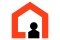 Das Bild zeigt das Icon von Viessmann Home: Ein Haussymbol mit einem Symbol für eine Person darin.
