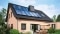 10 Vitovolt 300 Photovoltaik-Module auf Hausdach